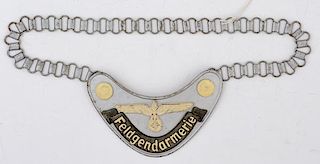 German WWII Field Police (Chain Dogs) Gorget 