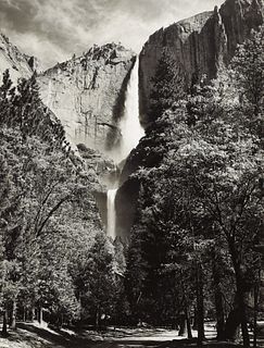ANSEL ADAMS - Yosemite Falls, 1950