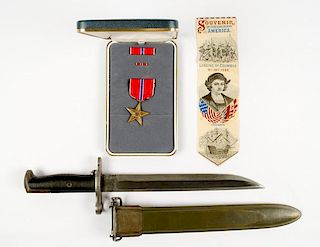 Assorted Military Items, Lot of Three 