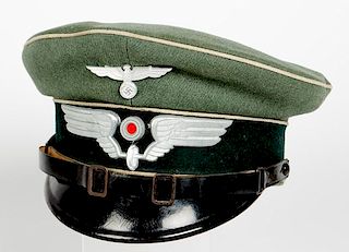 German WWII Infantry NCO Visor  