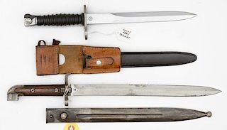 Swiss Bayonets, Lot of Two 