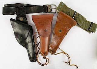 Leather Holsters, Lot of 3 