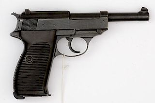 **WWII German Marked P38 Semi-Auto Pistol by Spreewerk 