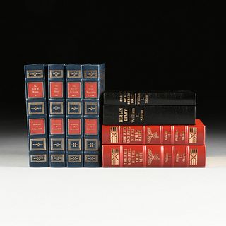 A GROUP OF EIGHT EASTON PRESS WORLD WAR II TITLES, LATE 20TH CENTURY,