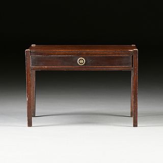 A GEORGE III MAHOGANY LOW SIDE TABLE, LATE 18TH/EARLY 19TH CENTURY, 