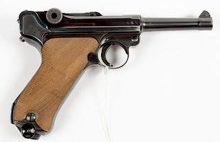 **WWII German  byf  Code P08 Luger Semi-Automatic Pistol 