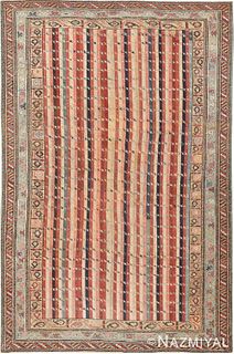 Antique Caucasian Shirvan rug , 3 ft 9 in x 5 ft 9 in (1.14 m x 1.75 m)