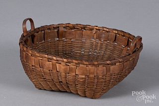 Delicate New England basket, 19th c.
