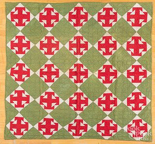 Three pieced quilts early, 20th c.