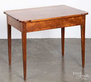 Pine work table, 19th c.