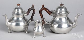 Three pieces of English pewter