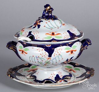 Imperial Stone China Gaudy Welsh soup tureen