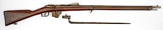 Dutch Beaumont M-71/ 88 Rifle and Bayonet 