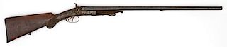 R. Baumgarten Side-by-Side Double-Barrel Hammer Shotgun 