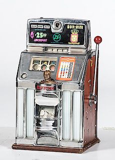 Bon-Bini 25 Cent Slot Machine by Jennings 