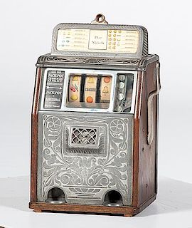 1928  Superior Bell  Nickel Slot Machine  