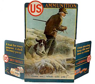 US Cartridge Company Three Dimensional Fold-Out Advertisement 