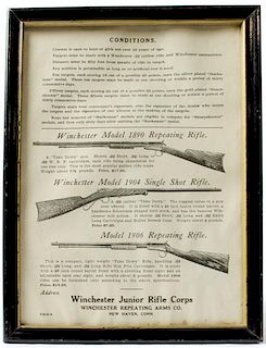 Winchester Junior Rifle Corps Broadside 
