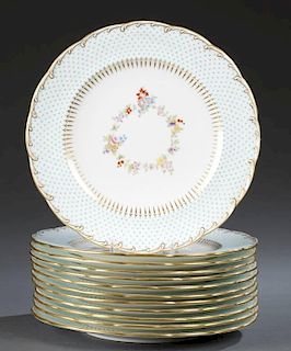 12 Tiffany & Co. plates by Minton
