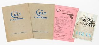 Colt Firearms Manuals, Lot of Three 