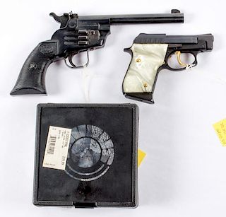 *Lot of Two Taurus PT-22 and Mendoza K-62 