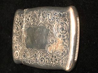 Sterling Silver Match Case