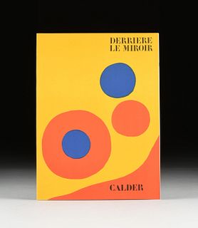 A GROUP OF THREE "DERRIERE LE MIROIR" ART MAGAZINES FEATURING ALEXANDER CALDER (American 1898-1976), ISSUES NO. 141, NO. 173, AND NO. 201, PARIS, 1963