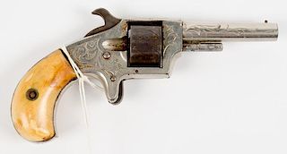 Engraved Ranger Single Action Revolver 