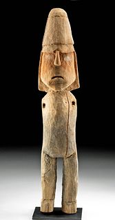 Chancay Wooden Hunchback Figure