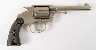 **Rare Factory Nickel Colt  Police Positive Revolver 