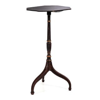 A Maine Federal Painted Candlestand