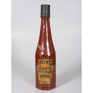 A Heinz Ketchup Glass Display Bottle