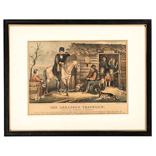 Three Currier & Ives Hand-Colored Lithographs