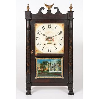 An <i>Eli Terry Seth Thomas</i> Pillar and Scroll Mantel Clock