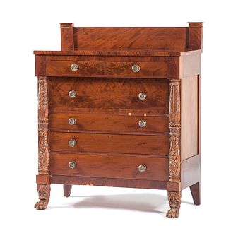 An Empire Mahogany Chest of Drawers