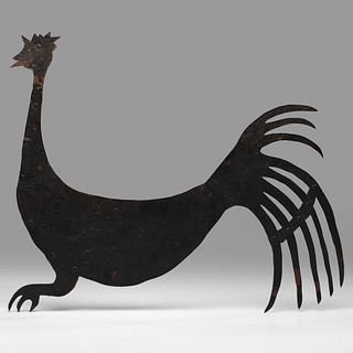 A Decorative Sheet Iron Rooster 