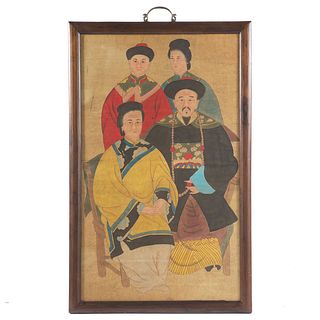 Chinese Ancestral Portrait Group
