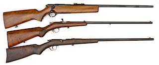 **Group of .22 Bolt Action Rifles 