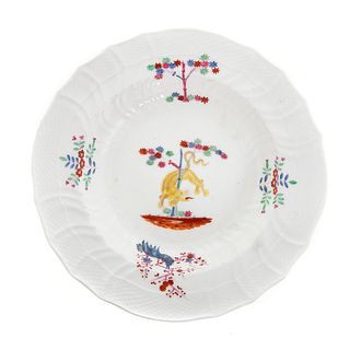 Caughley China Kakiemon Style Dinner Plate