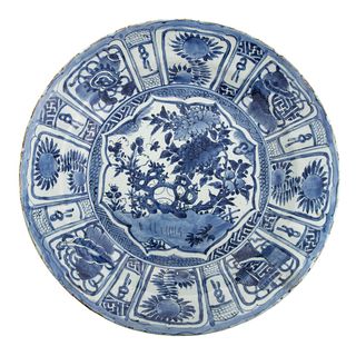 Large Chinese Kraak Ware Charger