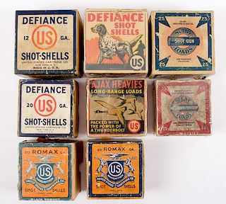 Group of Shotgun Shell Boxes 