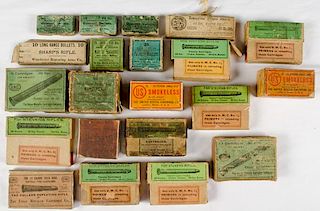 Large Group of Various Caliber Boxed Cartridges and Boxes From UMC, Winchester, Remington and The U.S. Cartridge Co. 