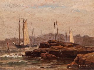 George Savary Wasson (American, 1855-1932)      From Fishing Island, Kittery Point, Maine