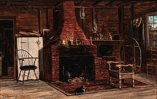 Frank Henry Shapleigh (American, 1842-1906)      Old Kitchen in Scituate