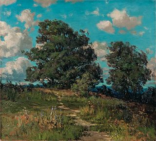Frederick Oakes Sylvester (American, 1869-1915)      The Meadow Path