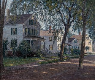 Ernest Harrison Barnes (American, 1873-1955)      The Shady Street