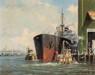 William Lawrence, aka Casper Hjalmar Amundsen (American, 1911-2001)      Brooklyn Docks