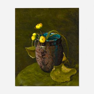 Ben Foster, Yellow Flowers in a Vase