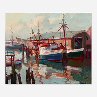 Emile Albert Gruppé, Fisherman's Docks, Gloucester