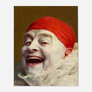 Armand Francois Joseph Henrion, Self Portrait, Laughing Clown